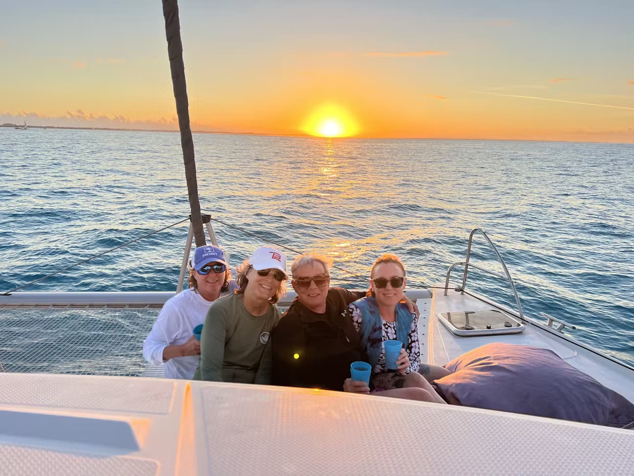 Sharing Stories As The Sun Melts Away